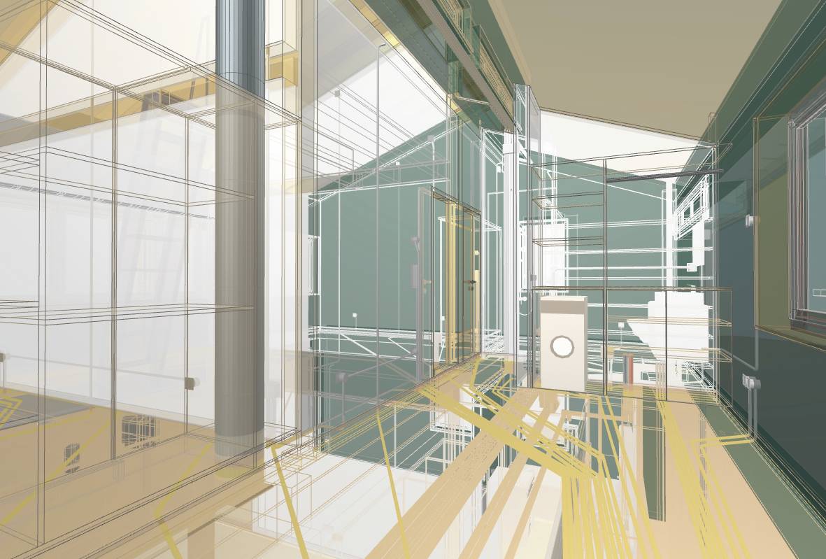 Digitales Modell transparent